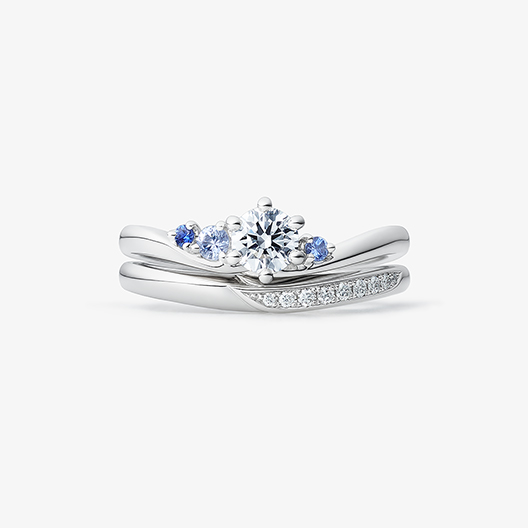 マリーン L8769 - ドルフィン L1114｜セットリング｜結婚指輪